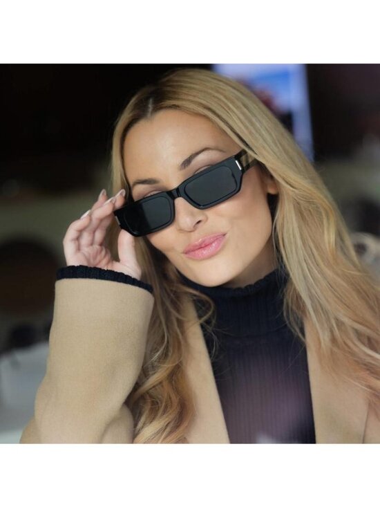 NEW SAINT LAURENT HAVANA GREY UNISEX SUNGLASSES SL660F 002 main image 10